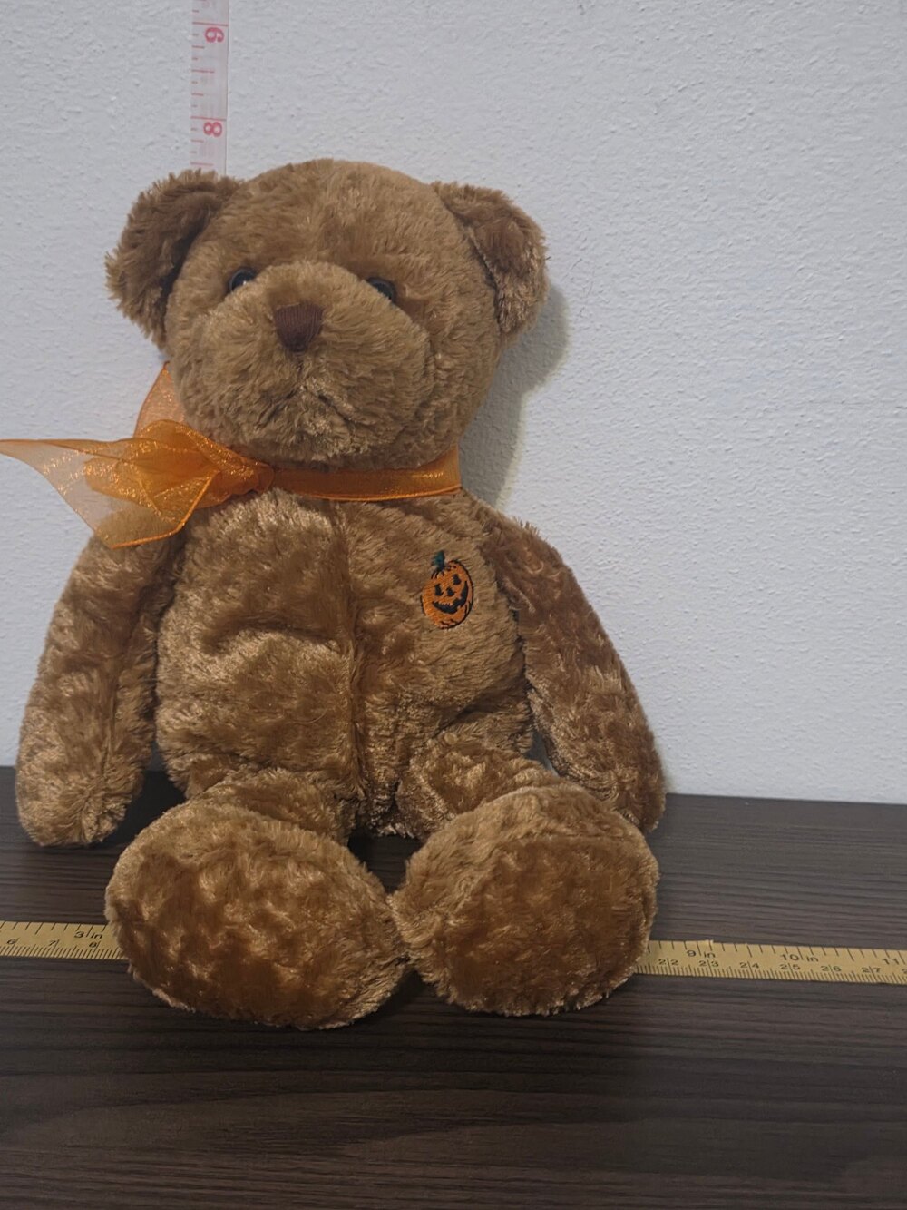 Jerry Elsner Velvet Touch "Halloween Pumpkin" 12-Inch Teddy Bear